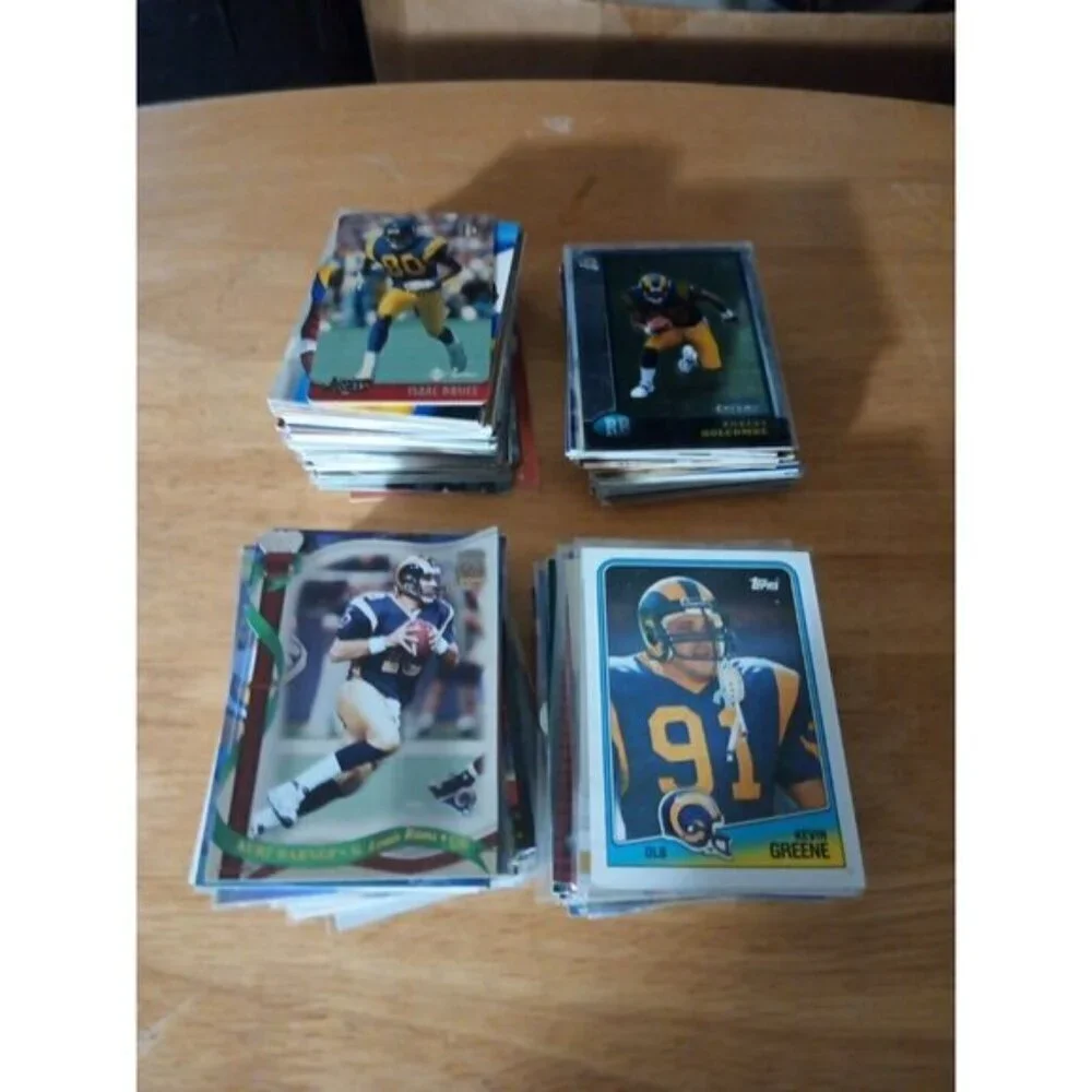 LA St Louis Rams Football 200 Card Lot Rookies Veterans Inserts Parallels
